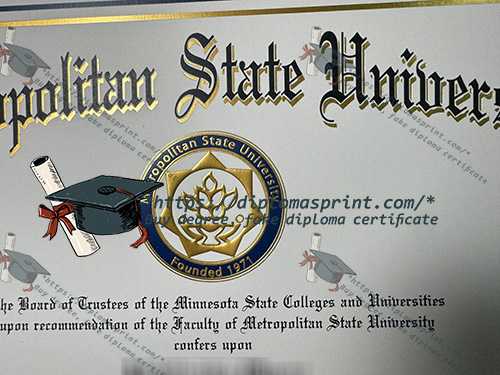 Metro State Diploma seal Metro State Diploma seal