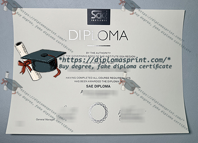 SAE Institute Diploma