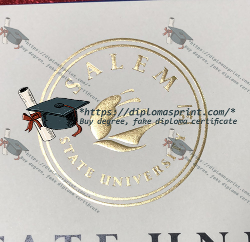Salem State University Diploma seal Salem State University Diploma seal