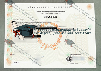 Université Montpellier-II Diplôme