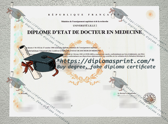 Université de Lille Diploma, ULille Diploma Université de Lille Diploma, ULille Diploma