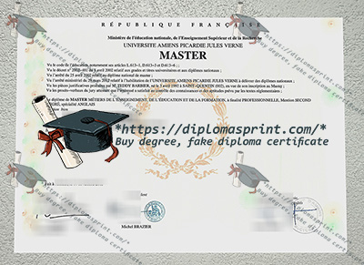 UPJV Diplôme