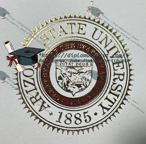 Arizona State University Diploma seal Arizona State University Diploma seal