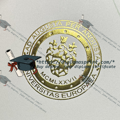 EU Business School Diploma seal EU Business School Diploma seal