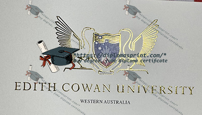 ECU Diploma Gold stamping logo