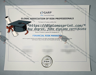 GARP FRM Certificate