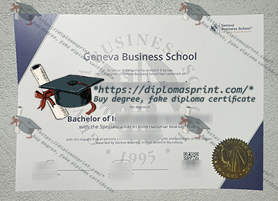 Geneva Business School diploma