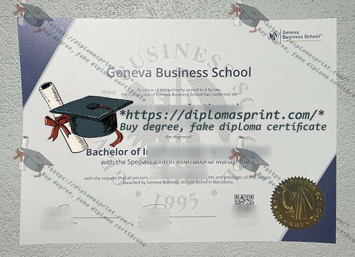 Geneva Business School Diploma, GBS Diploma Geneva Business School Diploma, GBS Diploma
