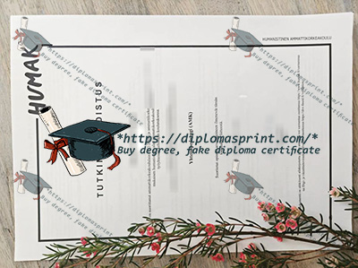 HUMAK Degree Certificate