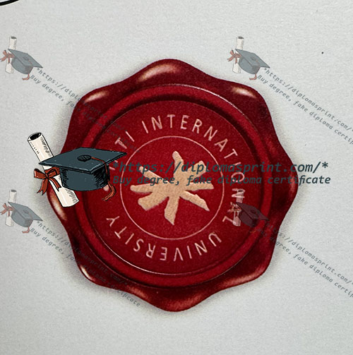 INTI International University Diploma Seal