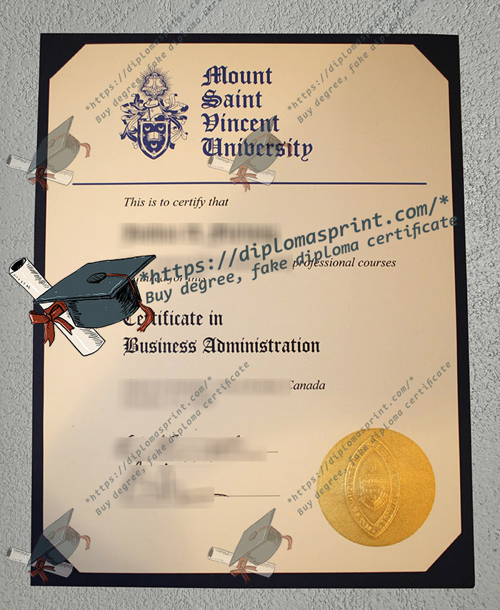 University of Mount Saint Vincent Diploma, UMSV Diploma University of Mount Saint Vincent Diploma, UMSV Diploma