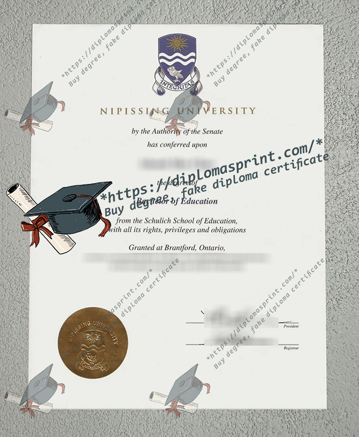 Nipissing University Diploma Nipissing University Diploma