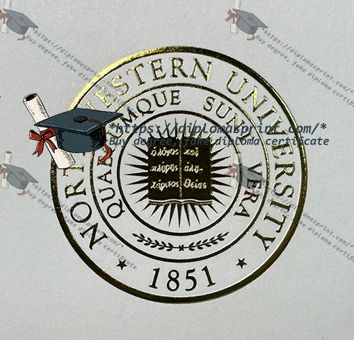 Northwestern University Diploma seal Northwestern University Diploma seal