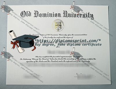 Old Dominion University Diploma