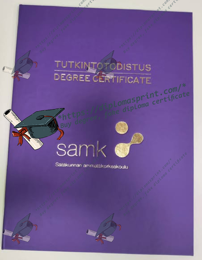 Satakunta University of Applied Sciences Diploma Cover Satakunta University of Applied Sciences Diploma Cover
