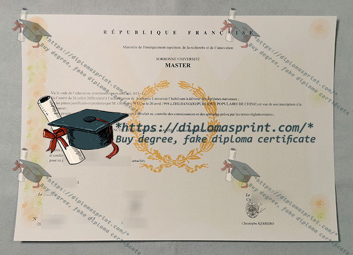Sorbonne Université Diploma Sorbonne Université Diploma