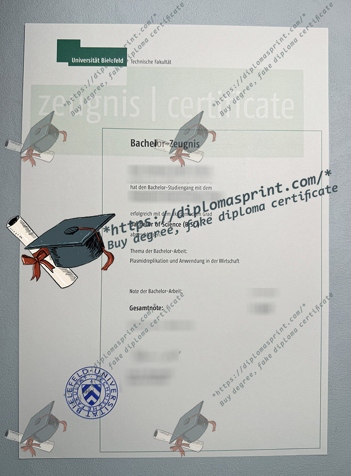 Universität Bielefeld Zeugnis, Bielefeld University Transcript Universität Bielefeld Zeugnis, Bielefeld University Transcript