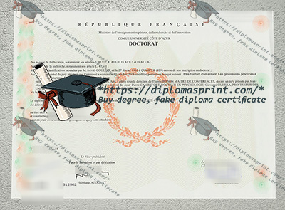 Université Côte-d'Azur Diploma
