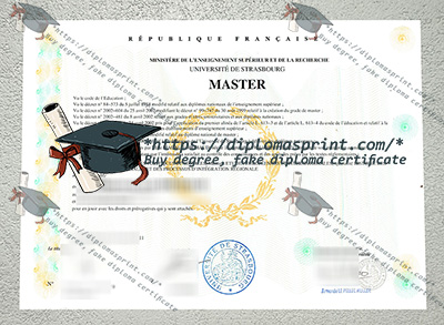 Université de Strasbourg Diploma