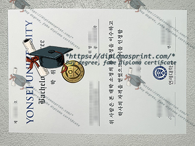 Yonsei University Diploma
