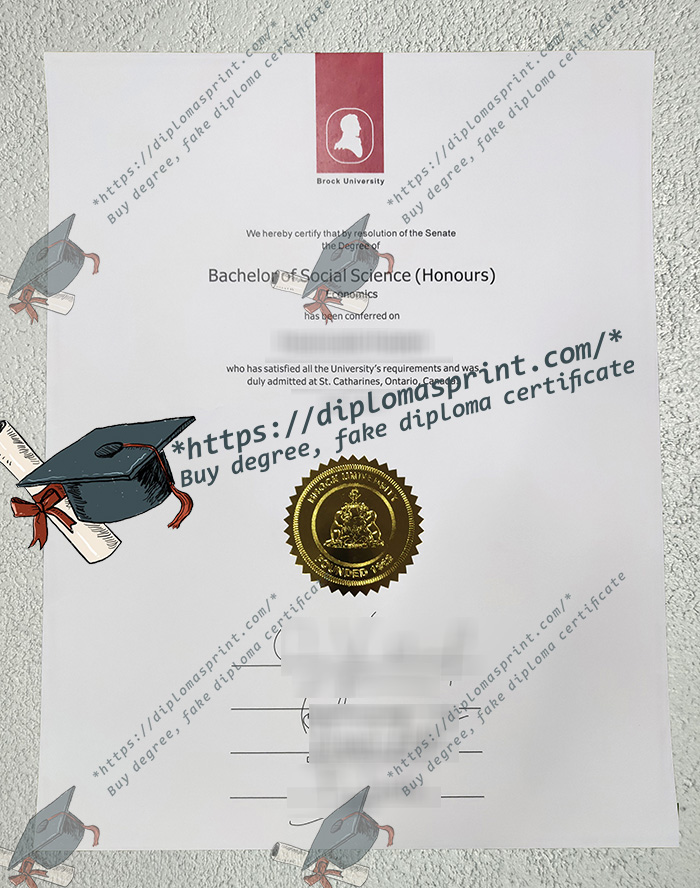 Brock University Diploma Brock University Diploma