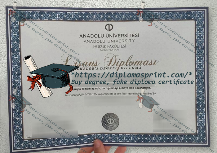 Anadolu University Diploma, Anadolu Üniversitesi Diploma