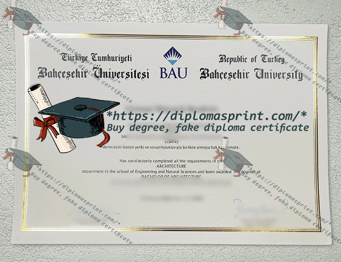 Bahçeşehir University Diploma, BAU Diploma
