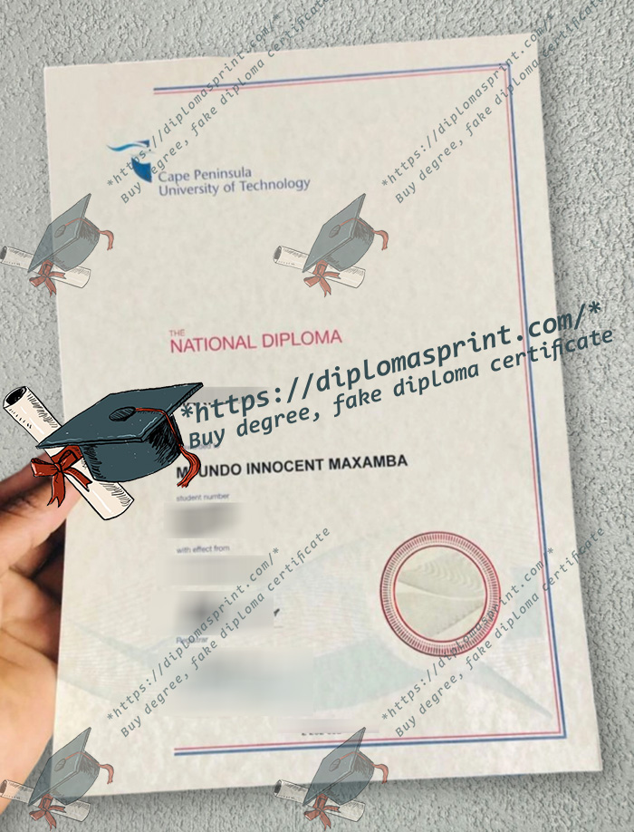 Cape Peninsula University of Technology Diploma, CPUT Diploma Cape Peninsula University of Technology Diploma, CPUT Diploma