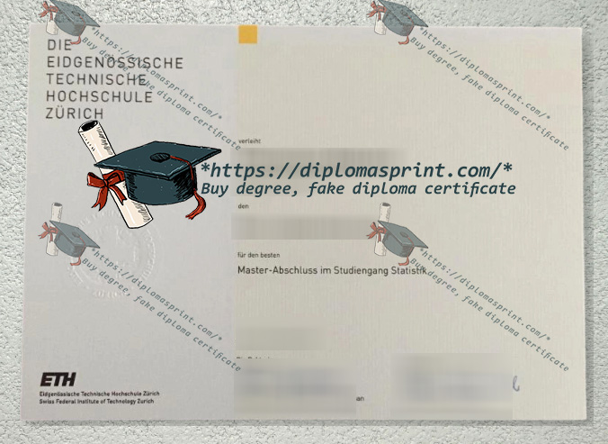 ETH Zurich Diploma, Eidgenössische Technische Hochschule Zürich Urkunde ETH Zurich Diploma, Eidgenössische Technische Hochschule Zürich Urkunde