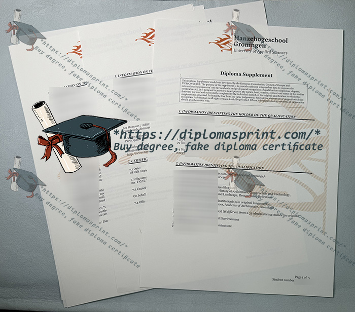 Hanzehogeschool Groningen Diploma Supplement Hanzehogeschool Groningen Diploma Supplement