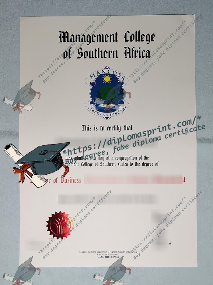 MANCOSA Diploma