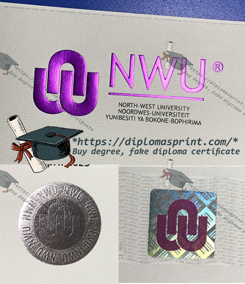 North-West University Diploma SEAL North-West University Diploma SEAL