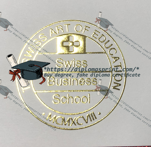 SBS Swiss Business School Diploma Seal SBS Swiss Business School Diploma Seal