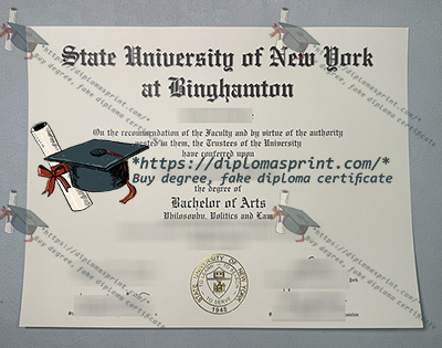 SUNY Binghamton Diploma