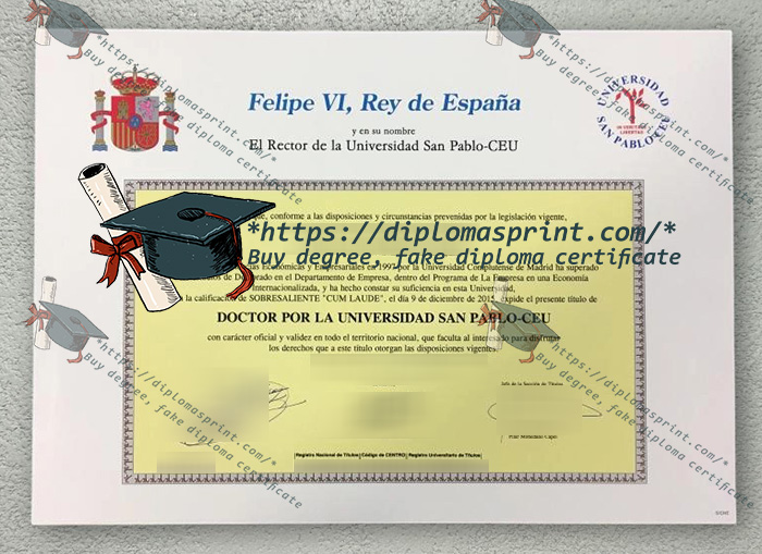 Universidad CEU San Pablo Diploma Universidad CEU San Pablo Diploma