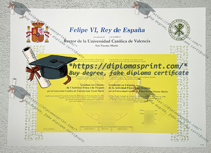 Universidad Católica de Valencia San Vicente Mártir Diploma Universidad Católica de Valencia San Vicente Mártir Diploma