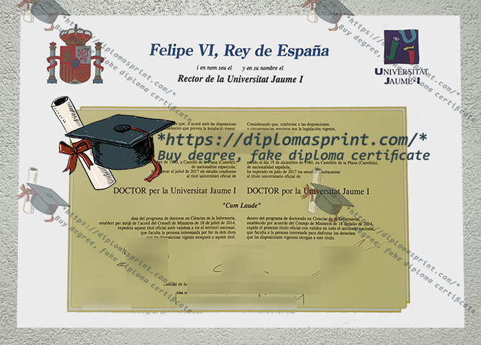 Jaume I University Diploma, Universidad Jaime I Diploma Jaume I University Diploma, Universidad Jaime I Diploma