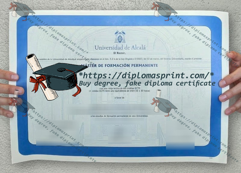 Universidad de Alcalá Diploma, UAH Diploma Universidad de Alcalá Diploma, UAH Diploma