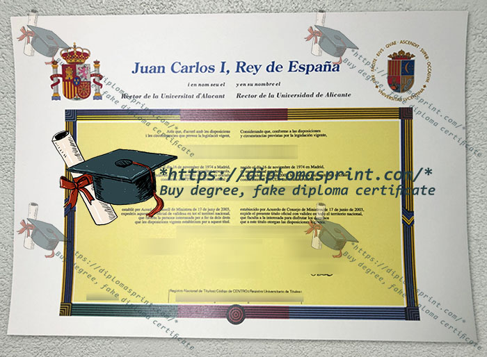 Universidad de Alicante Diploma Universidad de Alicante Diploma