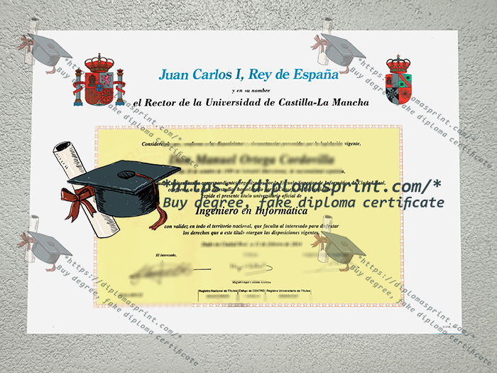 Universidad de Castilla-La Mancha Diploma Universidad de Castilla-La Mancha Diploma