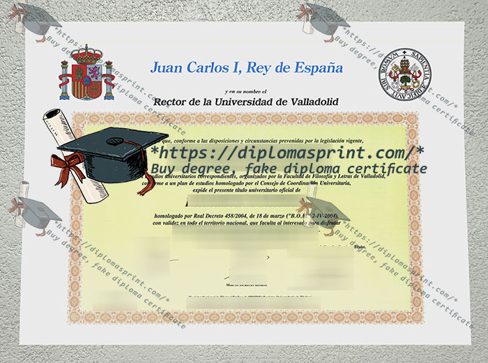 University of Valladolid Diploma, Universidad de Valladolid Diploma University of Valladolid Diploma, Universidad de Valladolid Diploma
