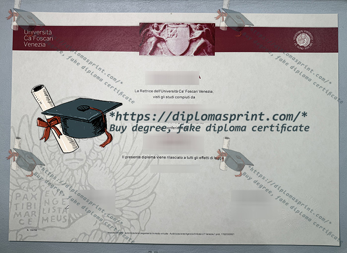 Università Ca' Foscari Venezia Diploma Università Ca' Foscari Venezia Diploma