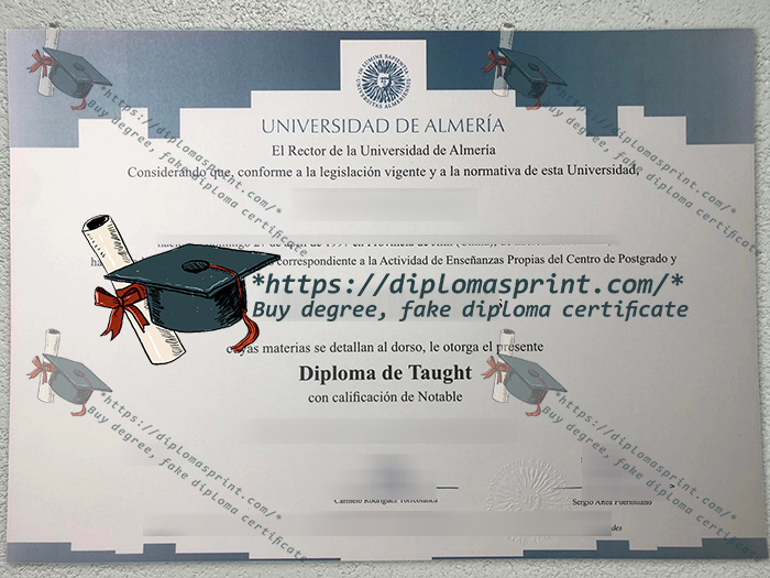 University of Almería Diploma, Universidad de Almería Diploma University of Almería Diploma, Universidad de Almería Diploma