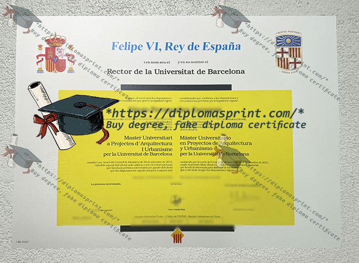 University of Barcelona Diploma, Universitat de Barcelona Diploma University of Barcelona Diploma, Universitat de Barcelona Diploma