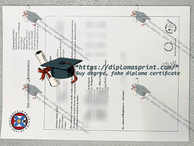 University of Edinburgh Transcript