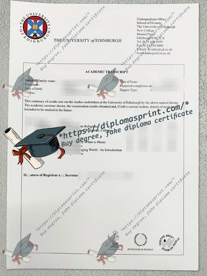 University of Edinburgh Transcript, University o Edinburgh Transcript University of Edinburgh Transcript, University o Edinburgh Transcript