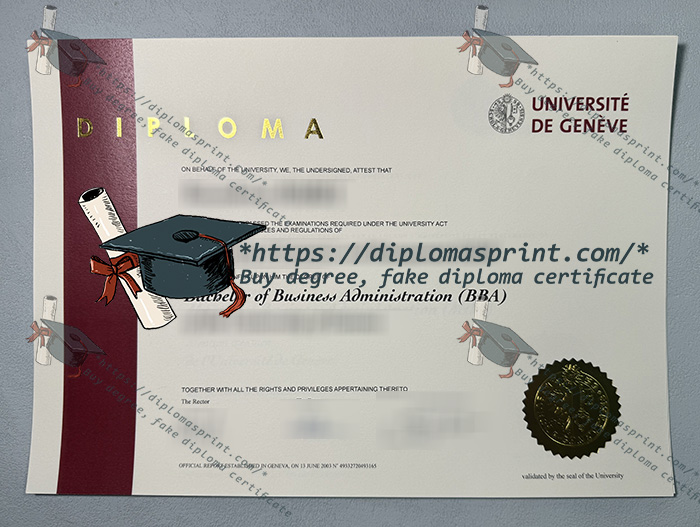University of Geneva Diploma