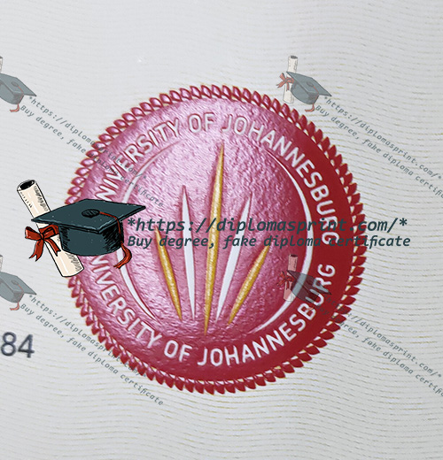 University of Johannesburg Diploma Seal University of Johannesburg Diploma Seal