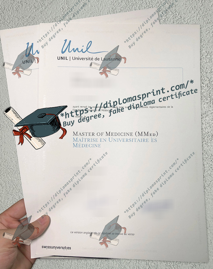 UNIL Diploma, University of Lausanne Diploma UNIL Diploma, University of Lausanne Diploma