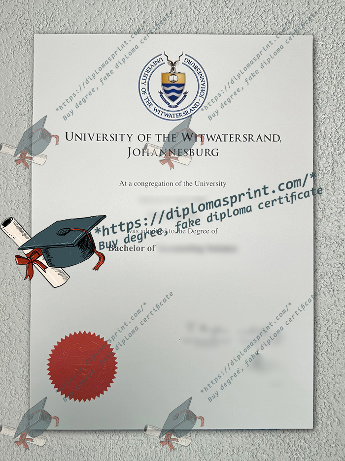University of the Witwatersrand, Johannesburg Diploma University of the Witwatersrand, Johannesburg Diploma